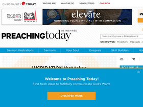 'preachingtoday.com' screenshot
