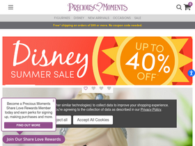 'preciousmoments.com' screenshot