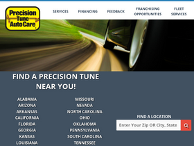 'precisiontune.com' screenshot