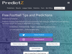 'predictz.com' screenshot