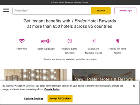 'preferredhotels.com' screenshot