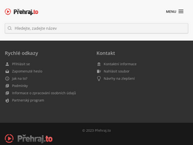 'prehrajto.cz' screenshot