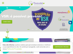 'prematuridade.com' screenshot