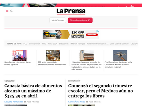 'prensa.com' screenshot