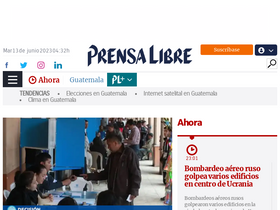 'prensalibre.com' screenshot