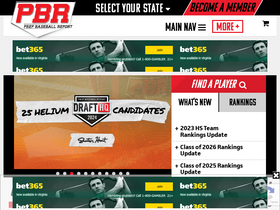 'prepbaseballreport.com' screenshot