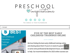 'preschoolinspirations.com' screenshot