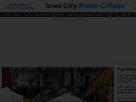 'press-citizen.com' screenshot