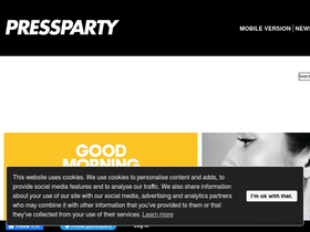 'pressparty.com' screenshot