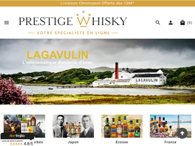 'prestigewhisky.fr' screenshot