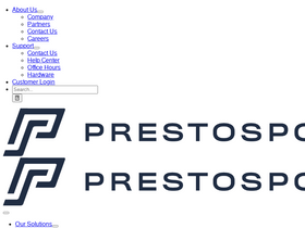 'prestosports.com' screenshot