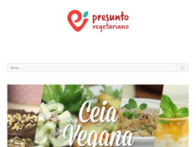 'presuntovegetariano.com.br' screenshot