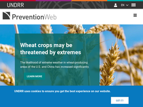 'preventionweb.net' screenshot