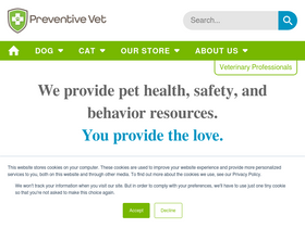 'preventivevet.com' screenshot