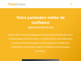 'previmeteo.com' screenshot