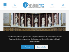 'previssima.fr' screenshot