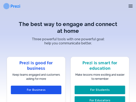 'prezi.com' screenshot
