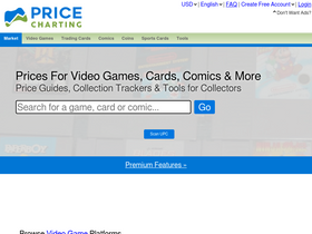 'pricecharting.com' screenshot