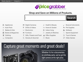 'pricegrabber.com' screenshot