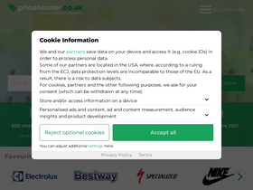 'pricehunter.co.uk' screenshot