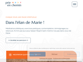 'prieenchemin.org' screenshot