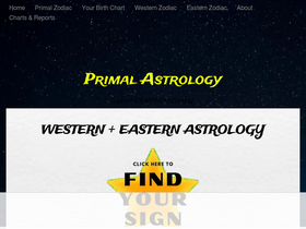'primalastrology.com' screenshot