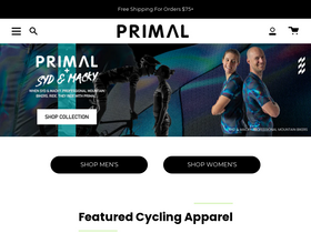 'primalwear.com' screenshot