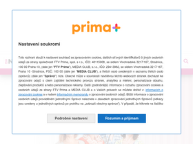 'primanapady.cz' screenshot