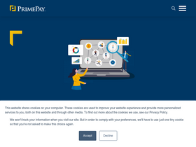 'primepay.com' screenshot