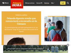 'primerahora.com' screenshot