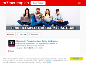 'primerempleo.com' screenshot
