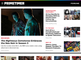 'primetimer.com' screenshot