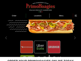 'primohoagies.com' screenshot