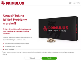 'primulus.cz' screenshot