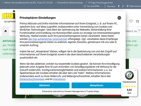 'primus-muenzen.com' screenshot