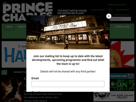 'princecharlescinema.com' screenshot