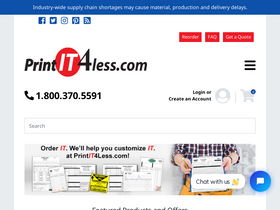 'printit4less.com' screenshot