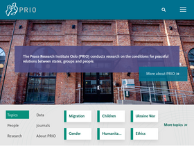 'prio.org' screenshot