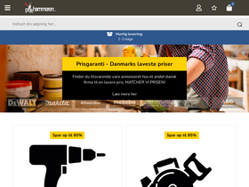 'prishammeren.dk' screenshot