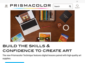 'prismacolor.com' screenshot