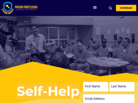 'prisonprofessors.com' screenshot