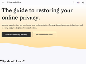 'privacyguides.org' screenshot