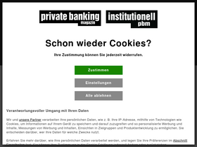 'private-banking-magazin.de' screenshot