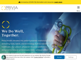'priviahealth.com' screenshot