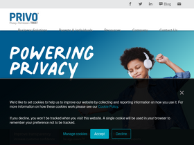 'privo.com' screenshot