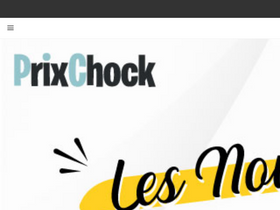 'prixchock.com' screenshot