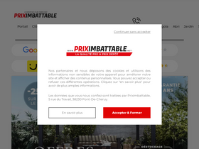 'priximbattable.net' screenshot