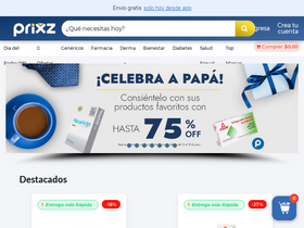 'prixz.com' screenshot