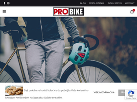 'probike.rs' screenshot