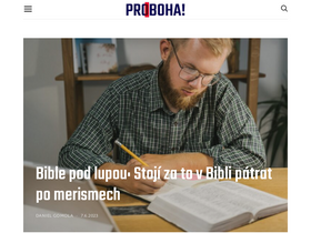 'proboha.cz' screenshot